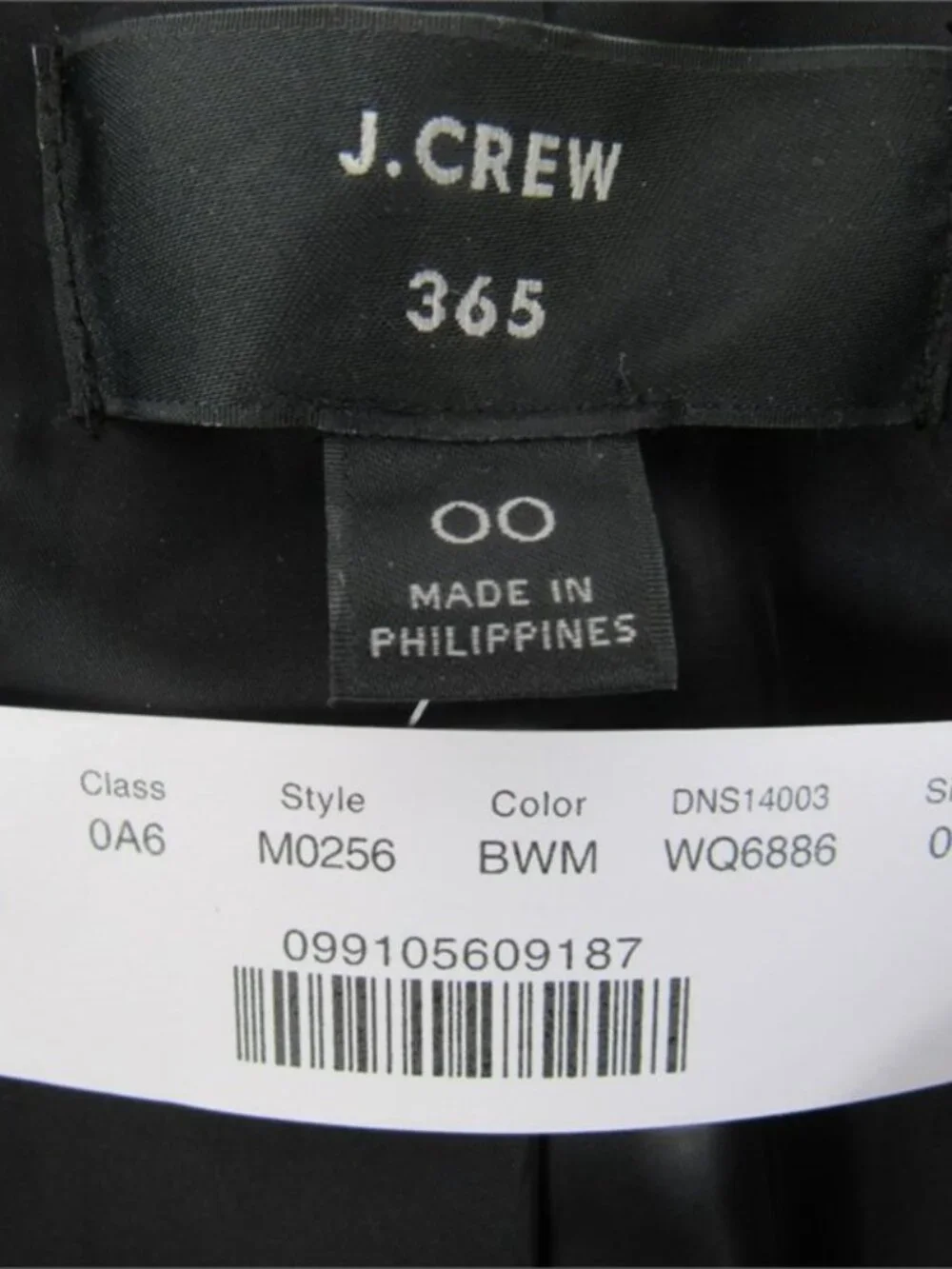 J.Crew 365 Tweed Blazer Jacket Skirt Suit Set Women’s Size 00 NWT Black White Gr